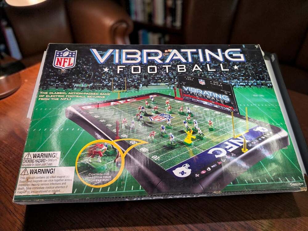 Excalibur Electronics NFL Vibrating Football Electronic Board Game